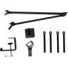 imageRockville RBOOM 34 34Inch Boom Arm Studio Podcast Mic Stand ABS Desk Clamp Adjustable 3Area Articulation 360 degree Rotation Steel Arm for Podcasting and Streaming