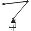 imageRockville RBOOM 34 34Inch Boom Arm Studio Podcast Mic Stand ABS Desk Clamp Adjustable 3Area Articulation 360 degree Rotation Steel Arm for Podcasting and Streaming