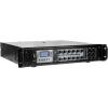 imageRockville RCS10006 1000W 6Zone Commercial Amplifier Bluetooth USBSD Inputs Echo Mic Controls 70V100V8Ohm Compatibility Perfect for Restaurants Schools and Conference Rooms