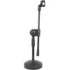 imageRockville RDMS70 Desktop Microphone Stand with Boom Arm Steel Round Base Adjustable Height Low Profile ScratchResistant Finish AntiSlip Base for Podcasting and Streaming