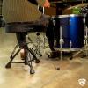 imageRockville RDS51 Double Braced Drum Throne 4 Memory Foam All Black Finish Adjustable Height 177 236 Locking Mechanism Includes Travel Bag Perfect for Drummers Live amp StudioVelvet  All Black