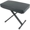 imageRockville RKB61 V2 Adjustable XStyle Keyboard Bench 3 Thick Padding 350 lb Capacity QuickRelease Foldable Design No Assembly for Home Studio and Live Performers