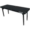 imageRockville RTBL4 Adjustable Height DJ Table Folding Legs 20x60 Inch Portable NonSlip Surface Carry Bag Included for Mobile DJs and Event Performers
