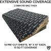 imageRockville RockMat 5015 50 Sq Ft Butyl Sound Deadening Mat 15MM 60 Mil Aluminum Foil Backing Adhesive Precut Sheets Reduces Road Noise and Vibrations Car Truck Van RV Marine15 SQ FT  100 MIL