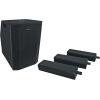 imageRockville Titan Array Speaker System V2 Lightweight Column PA Dual 10 Inch Subwoofers 3200W Peak Bluetooth BlackBlack