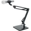 imageRockville iSTAND 75 Desktop Boom Arm Stand MicPhoneTabletWebcam Holder Weighted Steel Base 360Degree Swivel AntiScratch Grip for Podcasting and Streaming