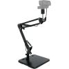 imageRockville iSTAND 75 Desktop Boom Arm Stand MicPhoneTabletWebcam Holder Weighted Steel Base 360Degree Swivel AntiScratch Grip for Podcasting and Streaming