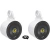 image2 Kicker CSC54 525 360 Swivel White Aluminum Wakeboard Tower Speakers
