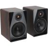 imageRockville APM8B V2 8Inch Powered Studio Monitor Speakers Pair Black BluetoothDark Wood