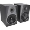 imageRockville APM8W Powered USB Studio Monitor Speaker Pair in White 8 2Way 500W EQ MDF Wood RCAXLR Perfect for Studios Recording MusicBlack