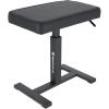 imageRockville AirBench White Adjustable Keyboard Bench 1723 Air Lift Height Adjustment HighDensity Padded Cushion Steel Frame Ideal for Piano Digital Piano Keyboard and Live PerformancesBlack