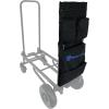 imageRockville CARTACC 5 Pocket Accessory Bag for Rock Cart Pro Durable 600D Polyester RainResistant Secure DRing Clips for DJs and Event Vendors