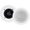 imageRockville CC4T White 4 70V InCeiling Speaker Paintable FlushMount Grill Swivel Tweeter 8Ohm Compatible Perfect for Restaurants Offices and Commercial AudioWhite