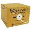 imageRockville CL165004 16 AWG 500ft 4 Conductor Speaker Wire CL2 Rated InCeiling Installation High Purity Copper Flexible PVC Jacket for Home Theater and MultiRoom Audio16 AWG 250 ft