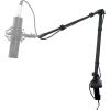 imageRockville RBOOM 34 34Inch Boom Arm Studio Podcast Mic Stand ABS Desk Clamp Adjustable 3Area Articulation 360 degree Rotation Steel Arm for Podcasting and Streaming