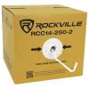 imageRockville RCC142502 14 AWG 250ft CCA Speaker Wire CL2 Rated inWallCeiling 2Conductor 70V Compatible Flexible PVC Jacket for Home Theater and Commercial Audio250 ft