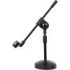 imageRockville RDMS70 Desktop Microphone Stand with Boom Arm Steel Round Base Adjustable Height Low Profile ScratchResistant Finish AntiSlip Base for Podcasting and Streaming