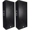 imageRockville RSG1524 Dual 15in 3000Watt 3Way 4Ohm Passive DJ PA Speakers MDF Cabinet Construction High SPL Output for Clubs Parties and Live Sound Applications 2Piece