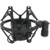 imageRockville RShock Black Metal Shock Mount for Studio Condenser Microphones 4348mm Fit AntiVibration Design Durable Build for Podcasting and Recording