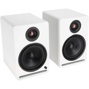imageRockville APM8B V2 8Inch Powered Studio Monitor Speakers Pair Black BluetoothWhite