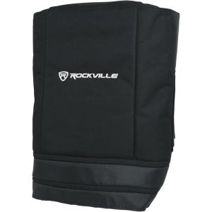 imageRockville Best Cover 12 12 PA Speaker Padded Slip Cover Adjustable Height Rainproof Fabric EasyAccess Handles for DJs and Mobile Performers12 Inch