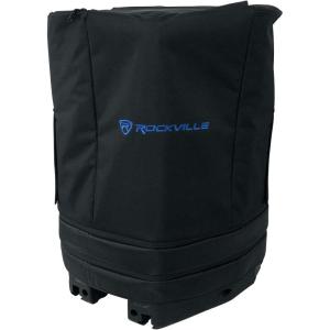 imageRockville Best Cover 12 12 PA Speaker Padded Slip Cover Adjustable Height Rainproof Fabric EasyAccess Handles for DJs and Mobile Performers15 Inch