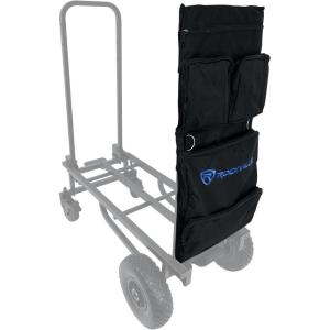 imageRockville CARTACC 5 Pocket Accessory Bag for Rock Cart Pro Durable 600D Polyester RainResistant Secure DRing Clips for DJs and Event Vendors