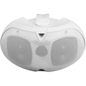 imageRockville D470 Black Dual 4 70V100V or 8 Ohm Wall Mount Speaker Up to 30W Tap Power 70Hz20kHz Swivel Bracket Silk Dome Tweeter for Restaurants and OfficesWhite