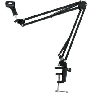 imageRockville DMS40 40Inch Studio Microphone Boom Arm Stand Aluminum Desk Clamp 360 degree Rotation Steel Frame ABS Mic Clip for Podcasting and Streaming30