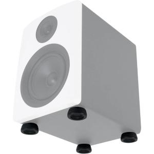 imageRockville ISOPAD AluminumSilicone Isolation Pad Feet Vibration Absorbing AntiSlip for Studio Monitors and Speakers