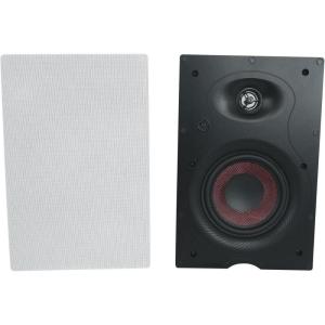 imageRockville Pair WA6570 65 70V inWall Commercial Speakers Kevlar Woofer Silk Dome Tweeter Magnetic Grill for RestaurantsOffices65