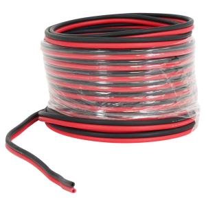 imageRockville RED 14G25 14 Gauge 25 Foot 100 OFC Copper Speaker Wire Tinned MarineGrade Jacket Flexible CorrosionResistant for Car Marine Home and Outdoor AudioRed