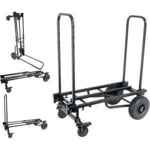 imageRockville Rock Cart OffRoad DJ Transport Cart Big Wheels Smooth Casters Wheel Locking 700lbs Capacity Folding Steel Perfect for Gigs amp EventsRock Cart Pro