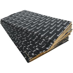 imageRockville RockMat 5015 50 Sq Ft Butyl Sound Deadening Mat 15MM 60 Mil Aluminum Foil Backing Adhesive Precut Sheets Reduces Road Noise and Vibrations Car Truck Van RV Marine15 SQ FT  100 MIL