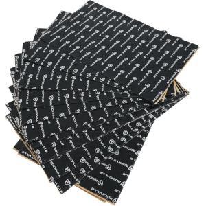 imageRockville RockMat 5015 50 Sq Ft Butyl Sound Deadening Mat 15MM 60 Mil Aluminum Foil Backing Adhesive Precut Sheets Reduces Road Noise and Vibrations Car Truck Van RV Marine15 SQ FT  60 MIL