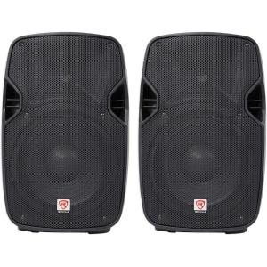 imageRockville SPGN104 10 in 800W Peak  200W RMS Passive DJ PA Speaker 4 Ohm Lightweight ABS Cabinet HighPower Audio Durable Design for DJs and Live Events 2Piece