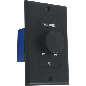 imageRockville VOL70200 Black 200W 70V Volume Control Zone Controller Single Gang 12Step Attenuation Detachable EuroBlock for MultiZone Audio SystemsBlack