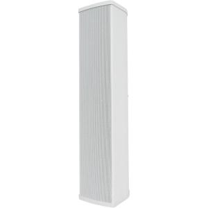 imageRockville WET ARRAY 5 White 70V 60W Commercial Wall Mount Swivel Column Speaker 2Way Line Array Design IP55 Waterproof IndoorOutdoor Use for Restaurants Churches AuditoriumsWhite