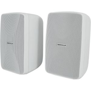 imageRockville WET40B 2 4 70V8Ohm Commercial Wall Speakers IPX55 Waterproof 360Degree Swivel Black Perfect for RestaurantsPatiosWhite
