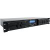 imageRockville D12 5000W Peak1400W RMS 2Channel Class D Amplifier LCD Display Crossover Switch RackMountable 48 Ohm Power Output for DJs and Live Sound