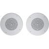 imageRockville MC80 Pair Metal 8 70V25V inCeiling Commercial PA Speakers 20W RMS Volume Control Enhanced Bass Wide Dispersion for RestaurantsOffices