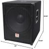 imageRockville PBG18 2000W Peak 18quot Passive Subwoofer Sub 8 Ohm 1000W RMS MDF Cabinet 4quot Voice Coil Pole Mount for DJs and Live Events