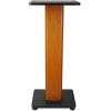 imageRockville Pair RHT28 28 Inch Bookshelf Speaker Stands 60 lbs Capacity Surround Sound Home Theater Premium Wood Dual Top Plates SandFillable for Audiophiles and Studio MonitorsClassic Wood