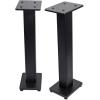 imageRockville Pair RHTSB 36 Inch Bookshelf Speaker Stands HighPerformance Wood Cable Management Dual Platform Sizes for Home Theater and Studio MonitorsBlack
