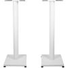 imageRockville Pair RS29W V2 29Inch Steel Bookshelf SpeakerStudio Monitor Stands 60 lbs Capacity AntiVibration Foam Cable Management for Home Audio and Studio MonitoringWhite