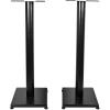 imageRockville Pair RS29W V2 29Inch Steel Bookshelf SpeakerStudio Monitor Stands 60 lbs Capacity AntiVibration Foam Cable Management for Home Audio and Studio MonitoringBlack