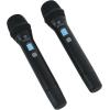 imageRockville RWM200 L2 Dual UHF Beltpack Wireless Microphone System Lavalier amp Headset Mics 200 Channels 3 Band EQ EchoHandheld