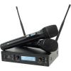 imageRockville RWM200 L2 Dual UHF Beltpack Wireless Microphone System Lavalier amp Headset Mics 200 Channels 3 Band EQ EchoHandheld