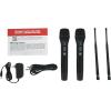 imageRockville RWM200 L2 Dual UHF Beltpack Wireless Microphone System Lavalier amp Headset Mics 200 Channels 3 Band EQ EchoHandheld