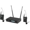imageRockville RWM200 L2 Dual UHF Beltpack Wireless Microphone System Lavalier amp Headset Mics 200 Channels 3 Band EQ EchoLavalier